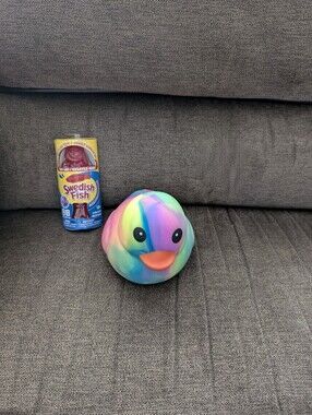 Tie Dye Duck & Swedish Fish Squishy